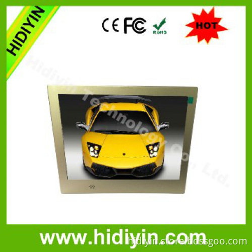 Unique Design Metal shelf lcd ad player digital photo frame